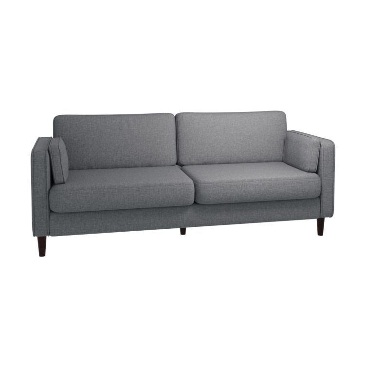 Snowdonia 3 Seater Cushion Back Light Grey Sofa