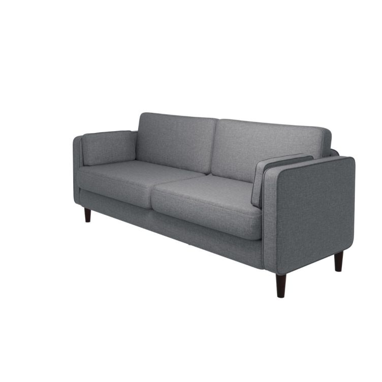 Snowdonia 3 Seater Cushion Back Light Grey Sofa