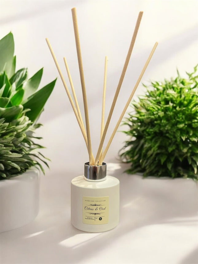 Citrus & Oud Reed Diffuser (100ml) – Luxury, Long‑Lasting Home Fragrance