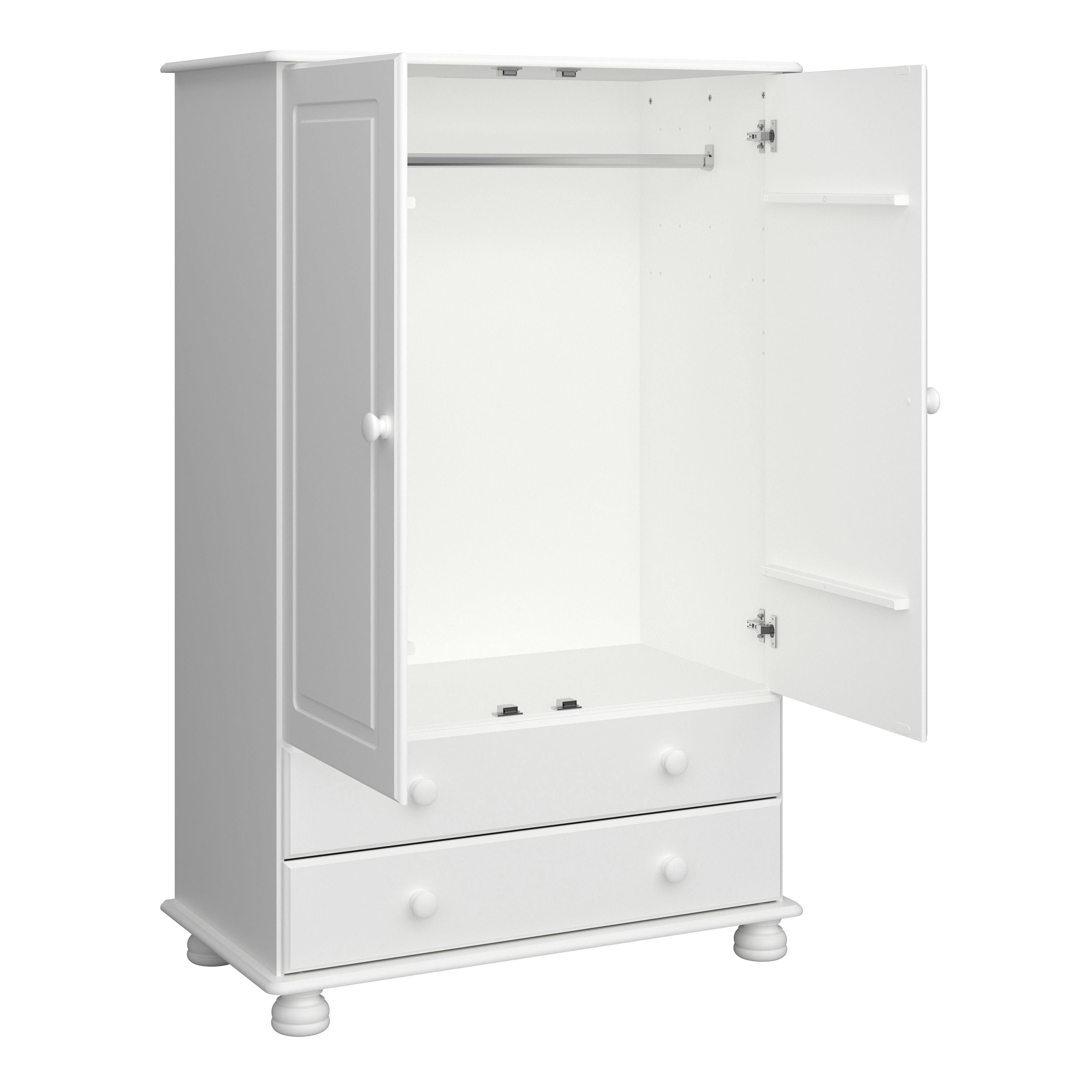 Richmond 2 Drawer Combi in Off White Furniture To Go Ltd