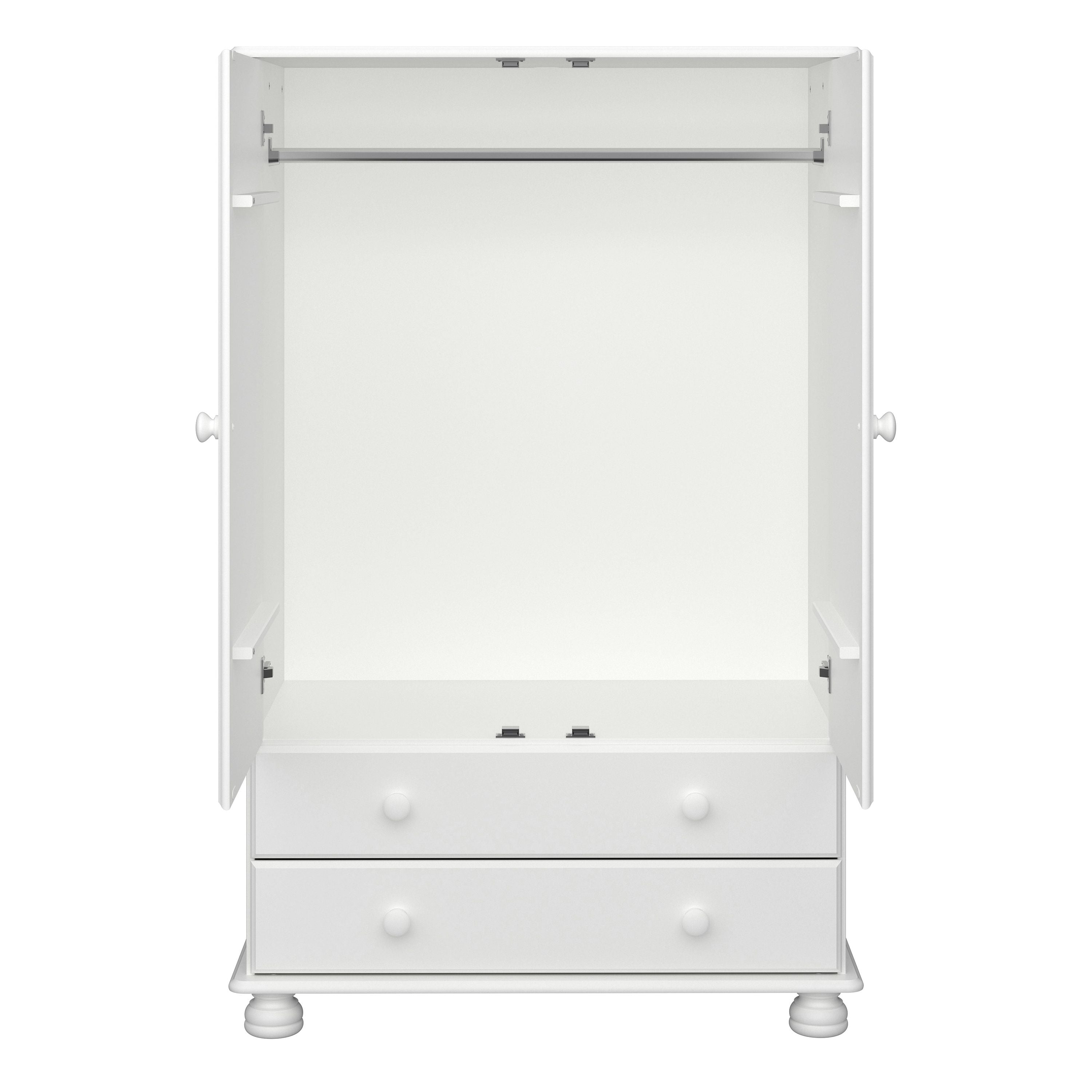 Richmond 2 Drawer Combi in Off White Furniture To Go Ltd