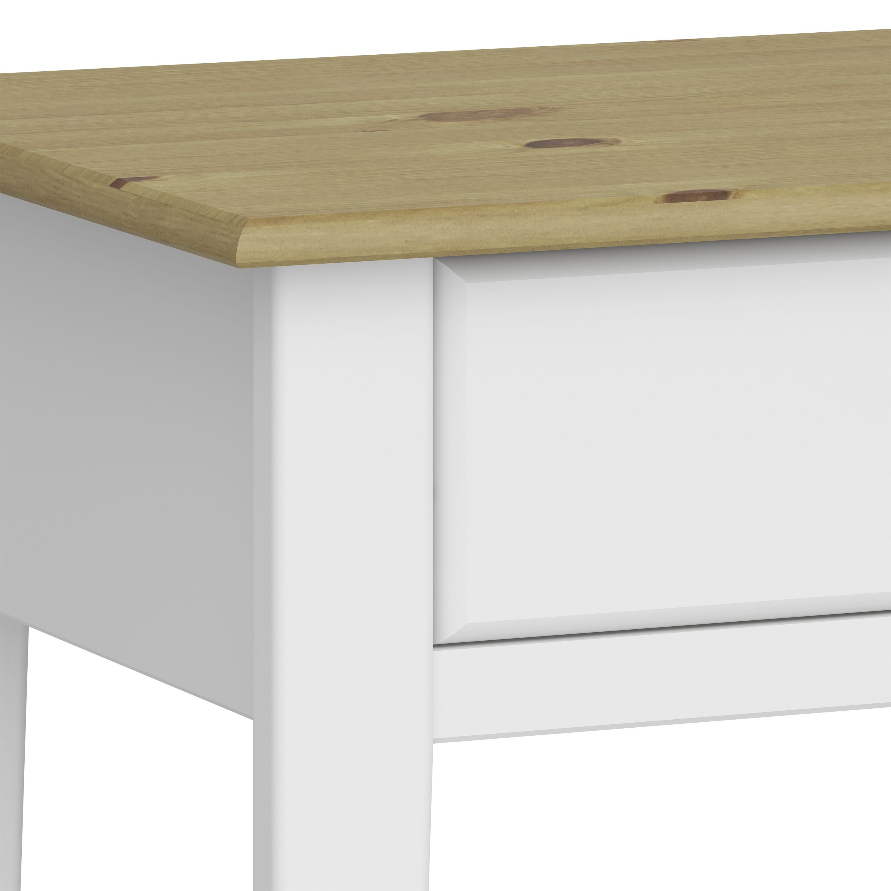 Nola Hall Table in White & Pine