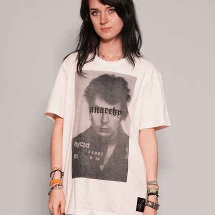 'Anarchy' T-Shirt in Ecru