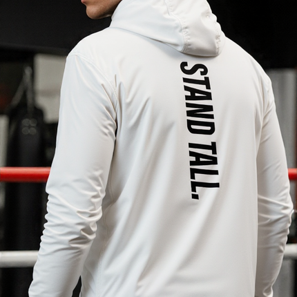Soft Hooded Sports Jacket - Stand Tall Blk/wht