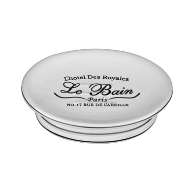 Le Bain White Ceramic Soap Dish