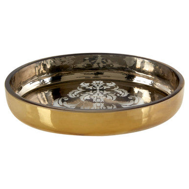 Elissa Oval Gold Soap Dish