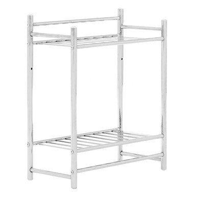 Dara Chrome 2 Tier Shelves