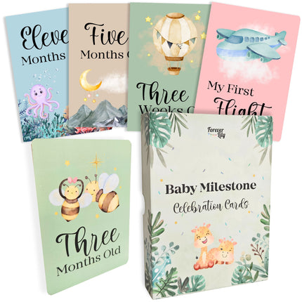 40 Baby Milestone Cards Pack