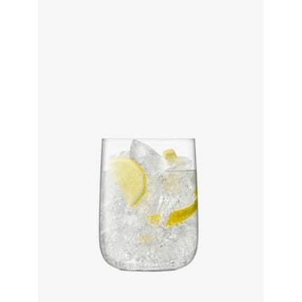 LSA International Borough Bar Glass 625 ml Clear | Set of 4 | Dishwasher Safe | BG03
