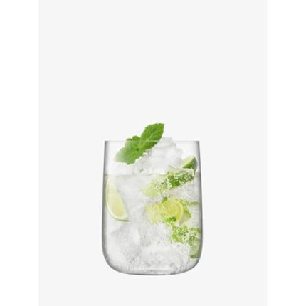 LSA International Borough Bar Glass 625 ml Clear | Set of 4 | Dishwasher Safe | BG03
