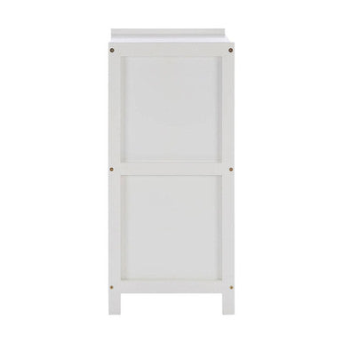 Salon white wood 2 Drawer cabinet