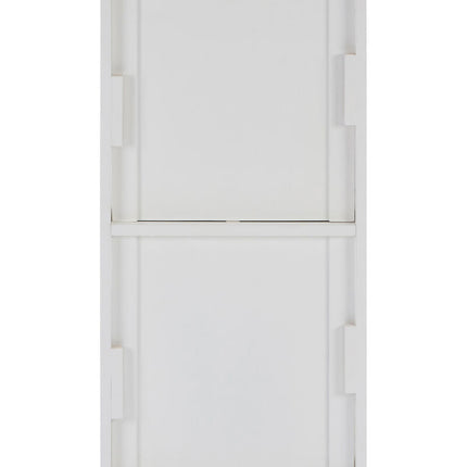 Salon white wood 2 Drawer cabinet