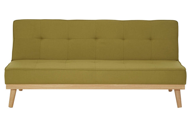 3 Seater Green Sofa Bed, Stockholm