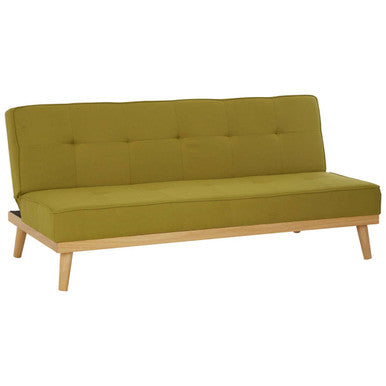 3 Seater Green Sofa Bed, Stockholm