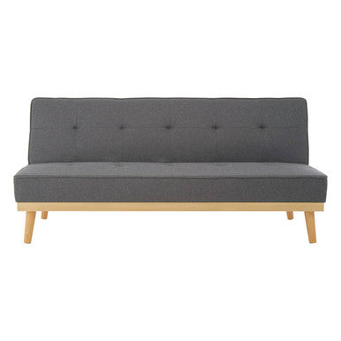 3 Seater Grey Sofa Bed, Stockholm