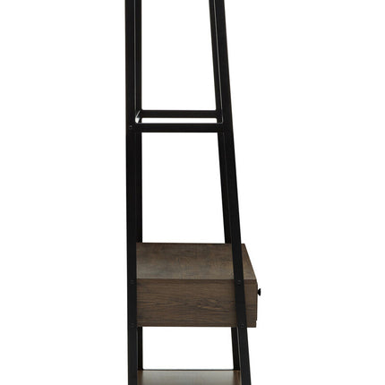 Bradbury Dark Oak Effect Open Wardrobe