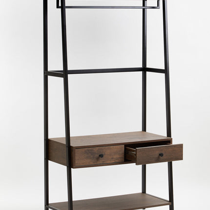 Bradbury Dark Oak Effect Open Wardrobe