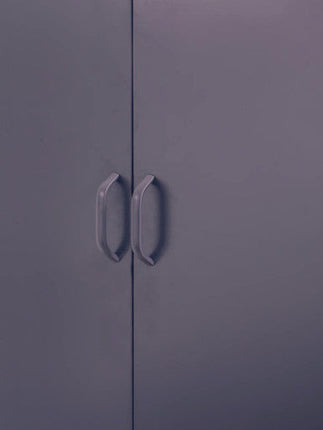 Academy Grey Two Door Locker Style Wardrobe
