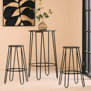 District 3 Piece Bar Table And Stool Set