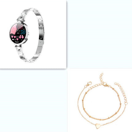 Women's Smart Watch - Waterproof Fitness Tracker with Heart Rate Monitor | Elegant Health & Activity Smartwatch