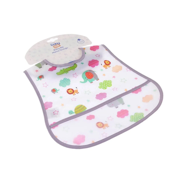 baby me Smart Patterned Baby Feeding Bib