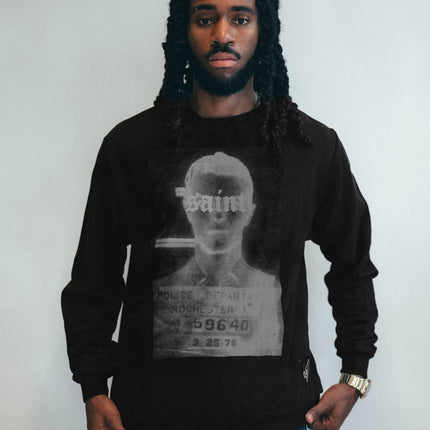 'Saint' Sweatshirt in Black