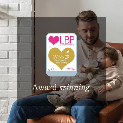 Lansinoh Feeding Bottles with NaturalWave Teats 160ml Pack of 2