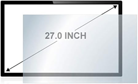 upscreen 27" Screen Protector Matte for Touchscreen PCs with 27.0 Inch (68.6 cm) [598 mm x 336 mm, 16:9] – Anti-Glare, Anti-Fingerprint