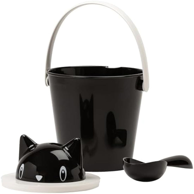 United Pets - cat food container Crick in black