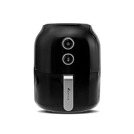 Karaca Multifry Air Fryer for Family 3.5L, Instant & 30-Minute Timer, Non-Stick, Single Drawer - Small Airfryer with 360 Degree Circulation Air Tech &