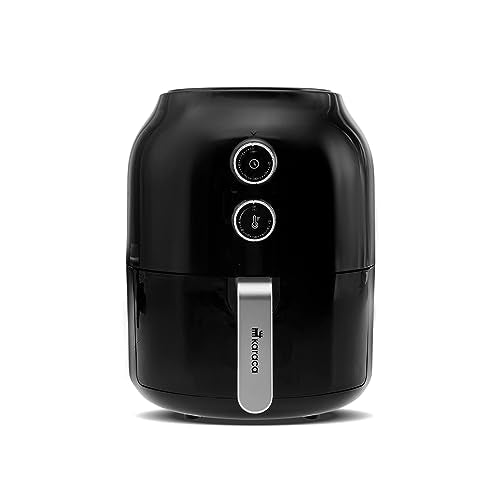 Karaca Multifry Air Fryer for Family 3.5L, Instant & 30-Minute Timer, Non-Stick, Single Drawer - Small Airfryer with 360 Degree Circulation Air Tech &