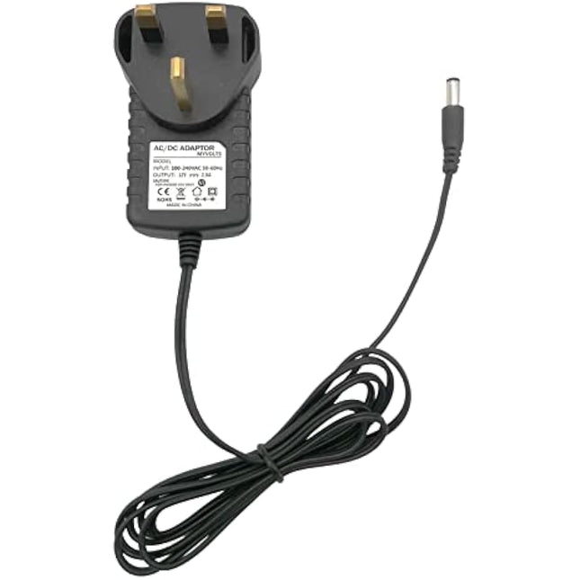 MyVolts 12V power supply adaptor compatible with Yamaha PSR-530 Keyboard - UK plug
