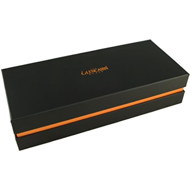 Glencairn Whisky Glasses Set of 4 in Presentation Box – The Official Crystal Glass for Scotch, Bourbon, Single Malt – Whisky Gift Set for Men, Dad, Grandad – Premium Glassware