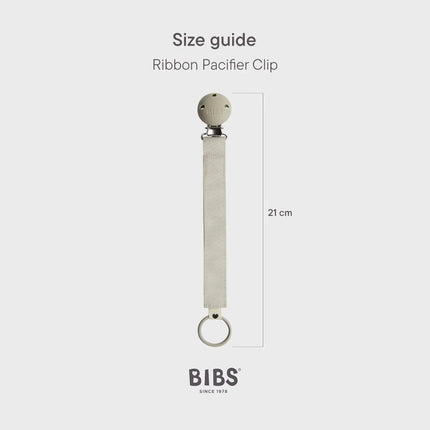 BIBS Soother Clip Ribbon - Sand