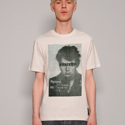 'Anarchy' T-Shirt in Ecru