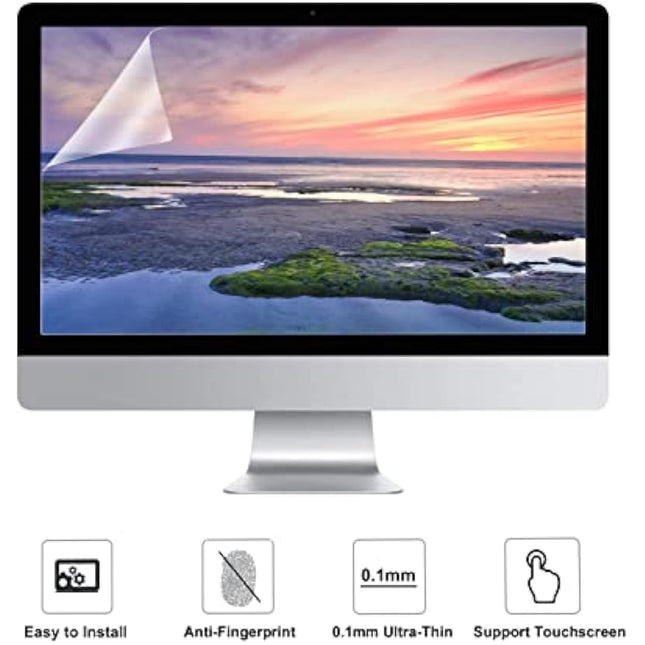 MOSISO Anti Glare Screen Protector, 2 Pack Matte Computer Monitor Screen Filter Film Cover Compatible with iMac 21.5 inch All-in-Ones Desktop PC Monitor Reduce Visual Fatigue