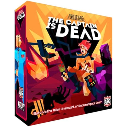AEG The Captain is Dead | Save Your Starship, Fight The Aliens | Cooperative Science Fiction Strategy Survival Board Game | 1-7 Players | Ages 10+