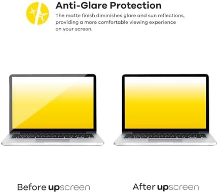 upscreen Anti-Glare Screen Protector compatible with Apple iMac 24" 2021-2024 – Protection Film Matte