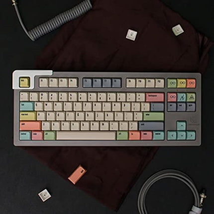 PBT Keycaps 129 Keys XDA Profile Dye-Sub Personalized Canvas Keycap Set Compatible 61/64/87/104/108 Cherry Mx Switches Mechanical Gaming Keyboard