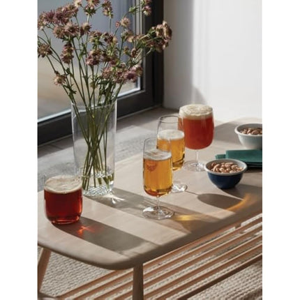 LSA International Borough Bar Glass 625 ml Clear | Set of 4 | Dishwasher Safe | BG03