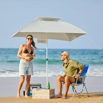 #WEJOY Folding Beach Chairs Lightweight Portable Garden Chair with Armrest Sturdy High Back Camping Chair for Outdoor Fishing Festival