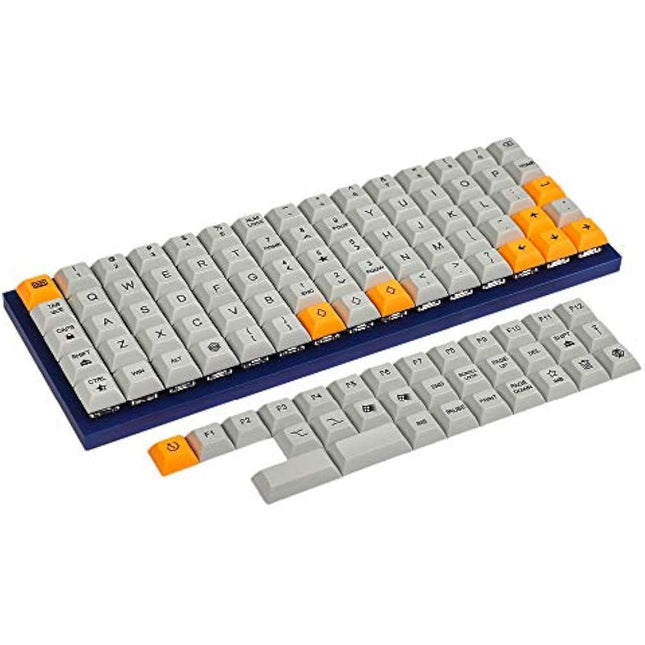 YMDK 75 Keys DSA Dye Sub PBT Keycaps Suitable for Ortholinear Layout MX Keyboard XD75 ID75 Planck Preonic Niu40 (Only Keycap)