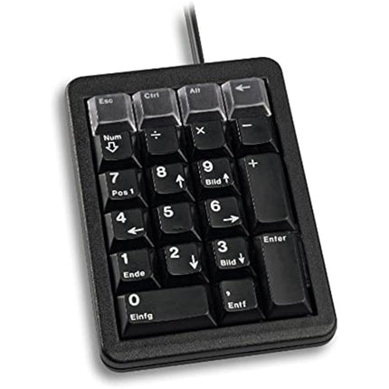 CHERRY G84-4700, Programmable Keypad, US-Layout with Numeric Keypad, Wired (USB-Connection), Plug & Play, Mechanical CHERRY ML Switches, Black