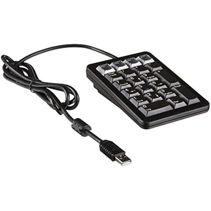 CHERRY G84-4700, Programmable Keypad, US-Layout with Numeric Keypad, Wired (USB-Connection), Plug & Play, Mechanical CHERRY ML Switches, Black