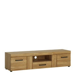 Cortina 2 Door 1 Drawer Wide TV Cabinet in Grandson Oak Furniture To Go Ltd