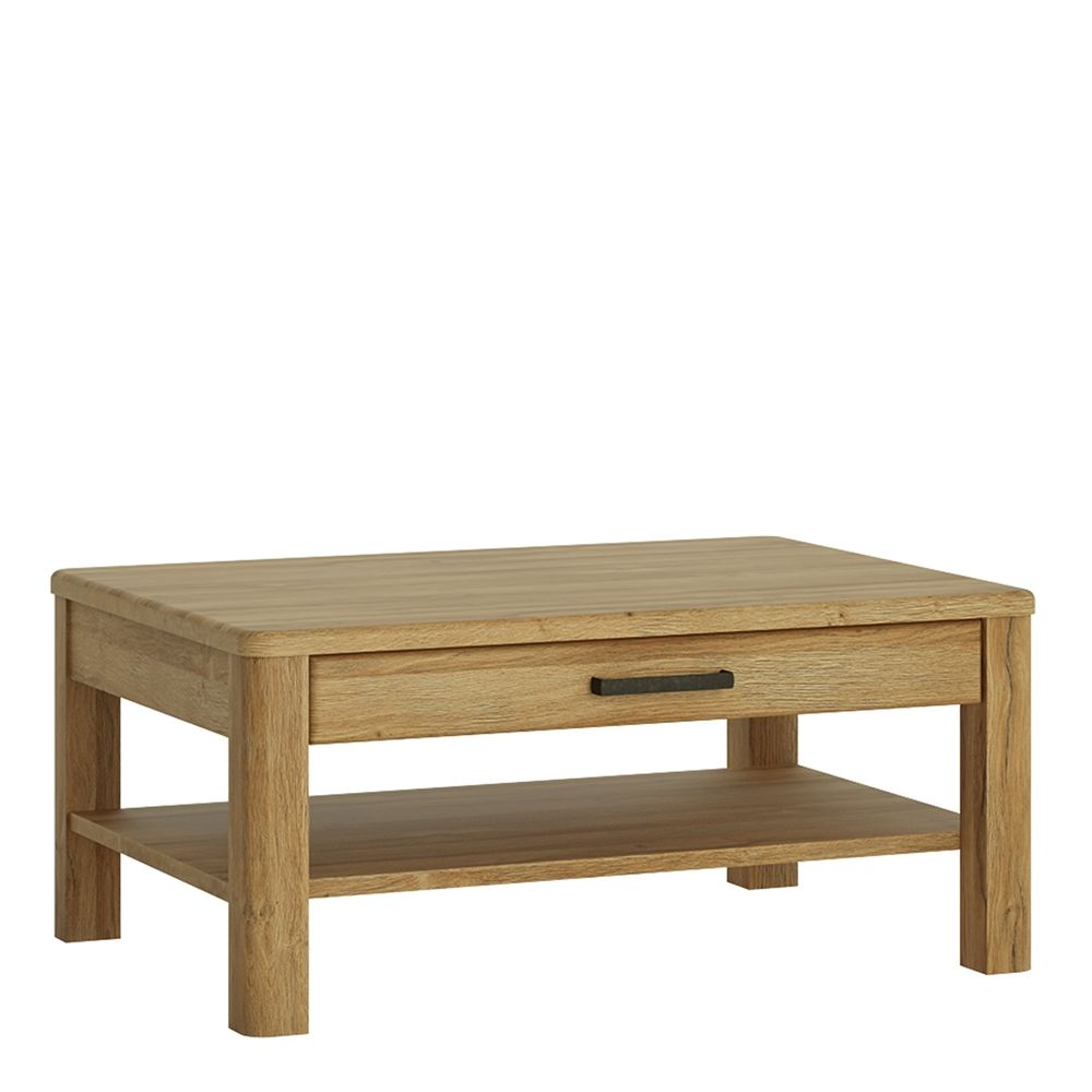 Cortina 1 Drawer Coffee Table in Grandson Oak Furniture To Go Ltd