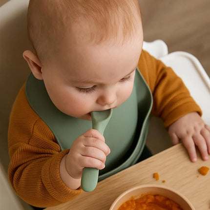 Vital Baby Nourish Mess Catcher - Natural Stone