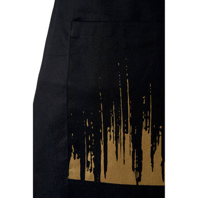 Modern Retro Black Apron