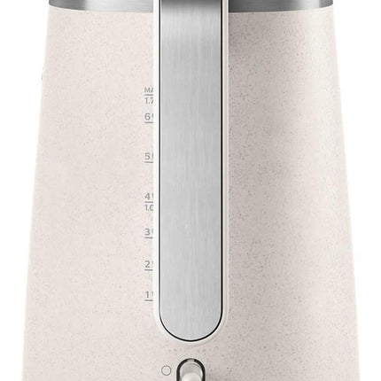 Philips Eco Conscious Edition Kettle 5000 Series, 100% Bio-based plastics*, 1.7 L Capacity, Cordless + 360 Pirouette Base, Silk White Matt Finish,