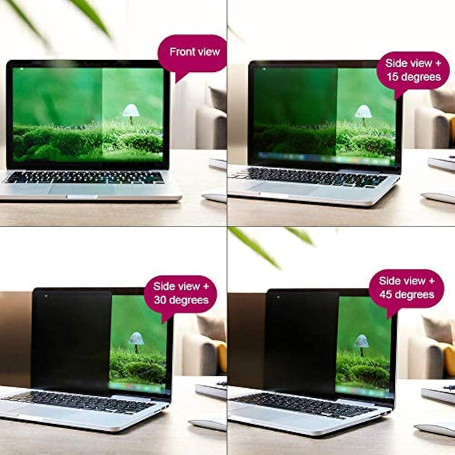 Anti Filter for Monitor, 14 Inch Universal Anti Screen Protector, 16: 9 Anti-Glare Coating Thin Screen for ATM Desktop Computer(14 Pu adas)